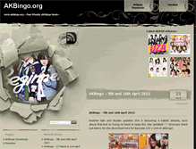 Tablet Screenshot of akbingo.org